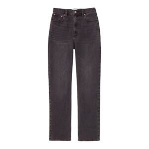 Abercrombie & Fitch Ultra High Rise 90s Straight Jeans Size 34/18 Black